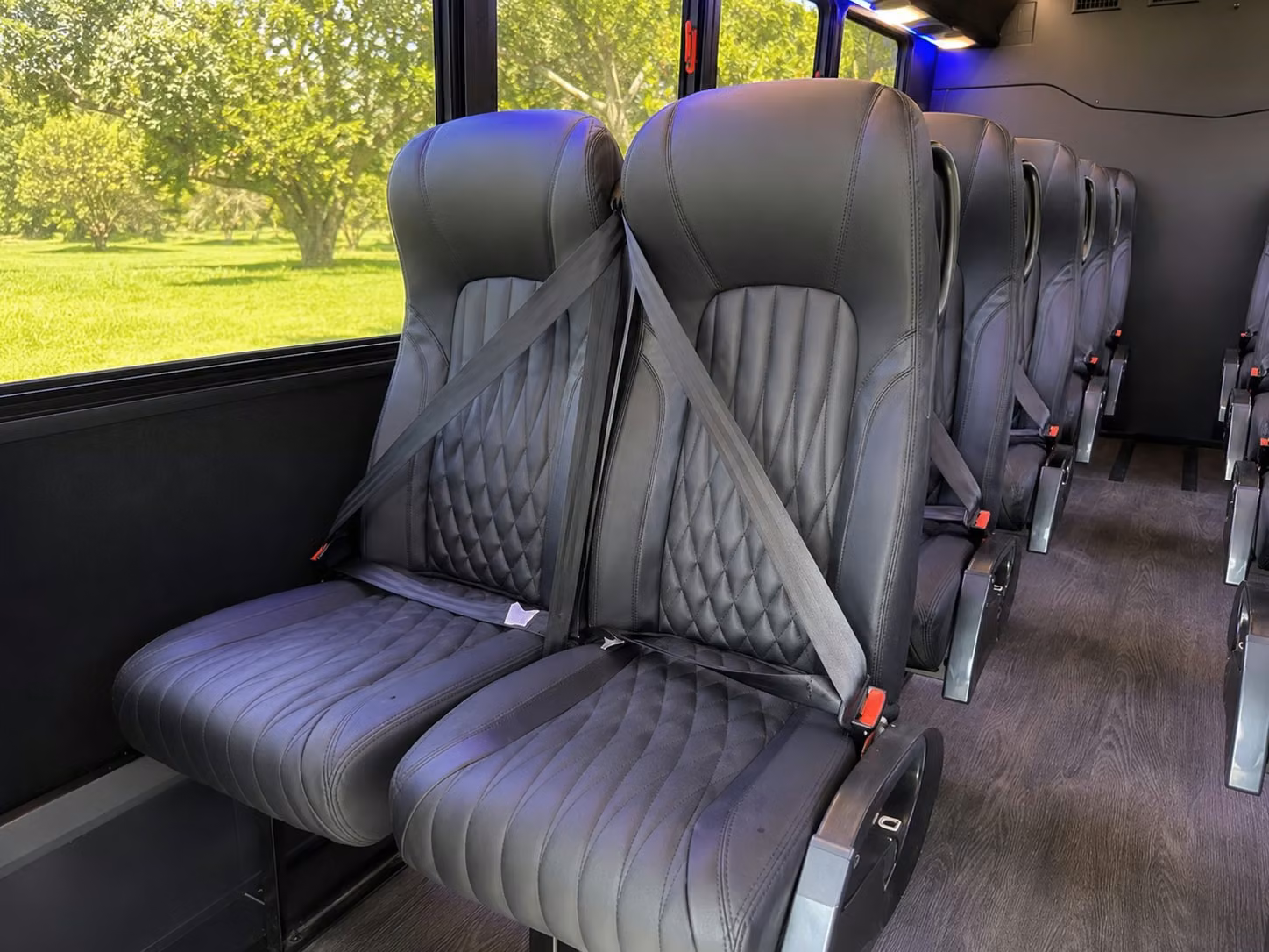 18 passenger minibus inside