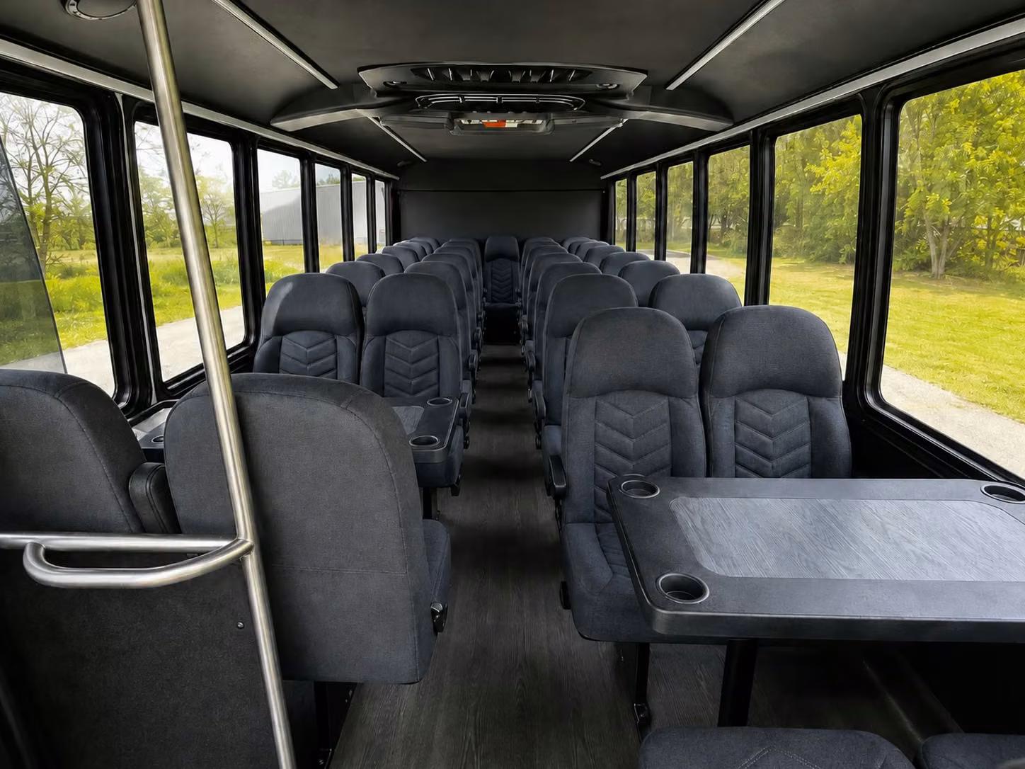 20 passenger minibus inside