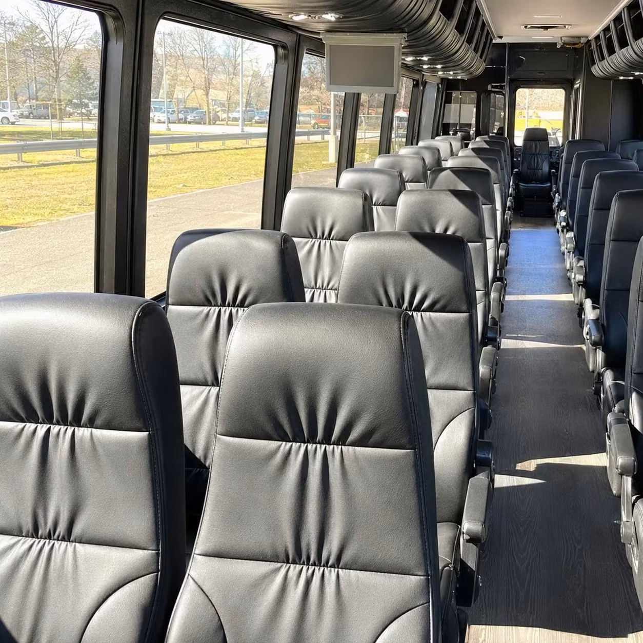 28 passenger minibus interior