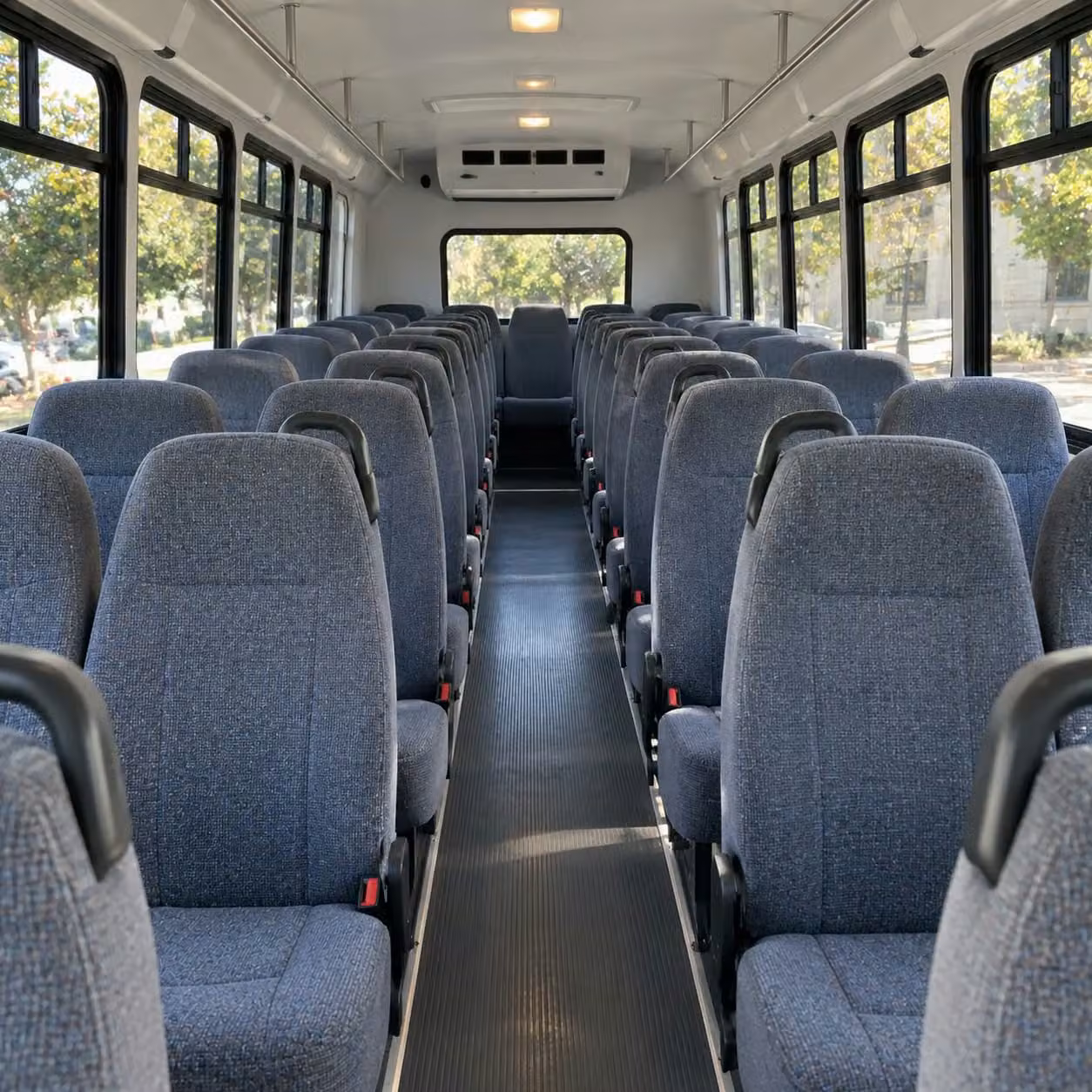 30 passenger minibus inside