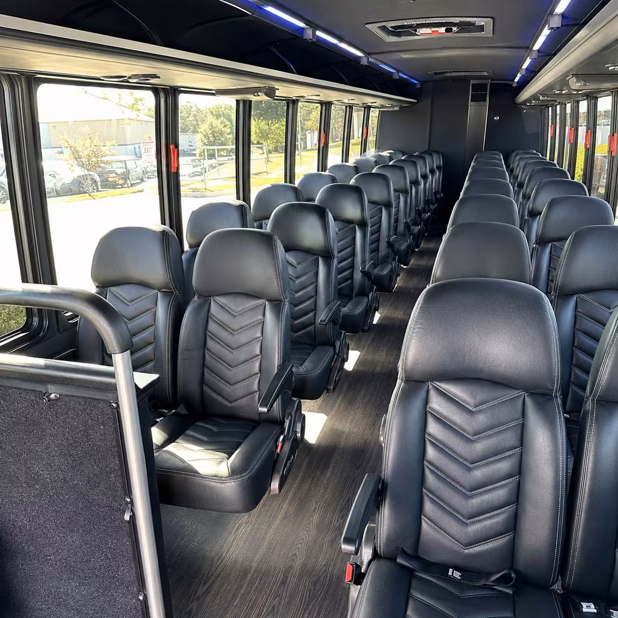 30 passenger minibus interior