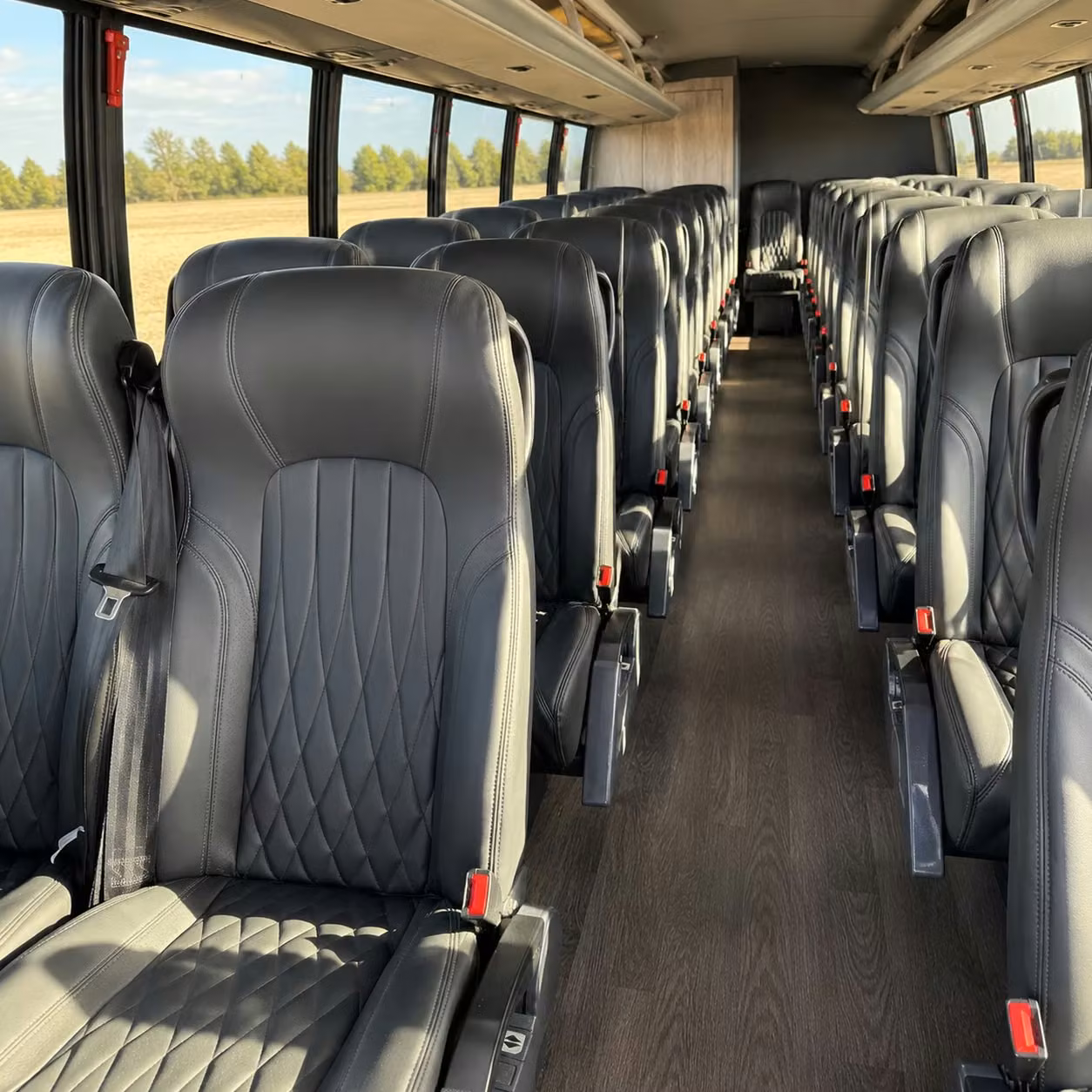 35 passenger minibus interior