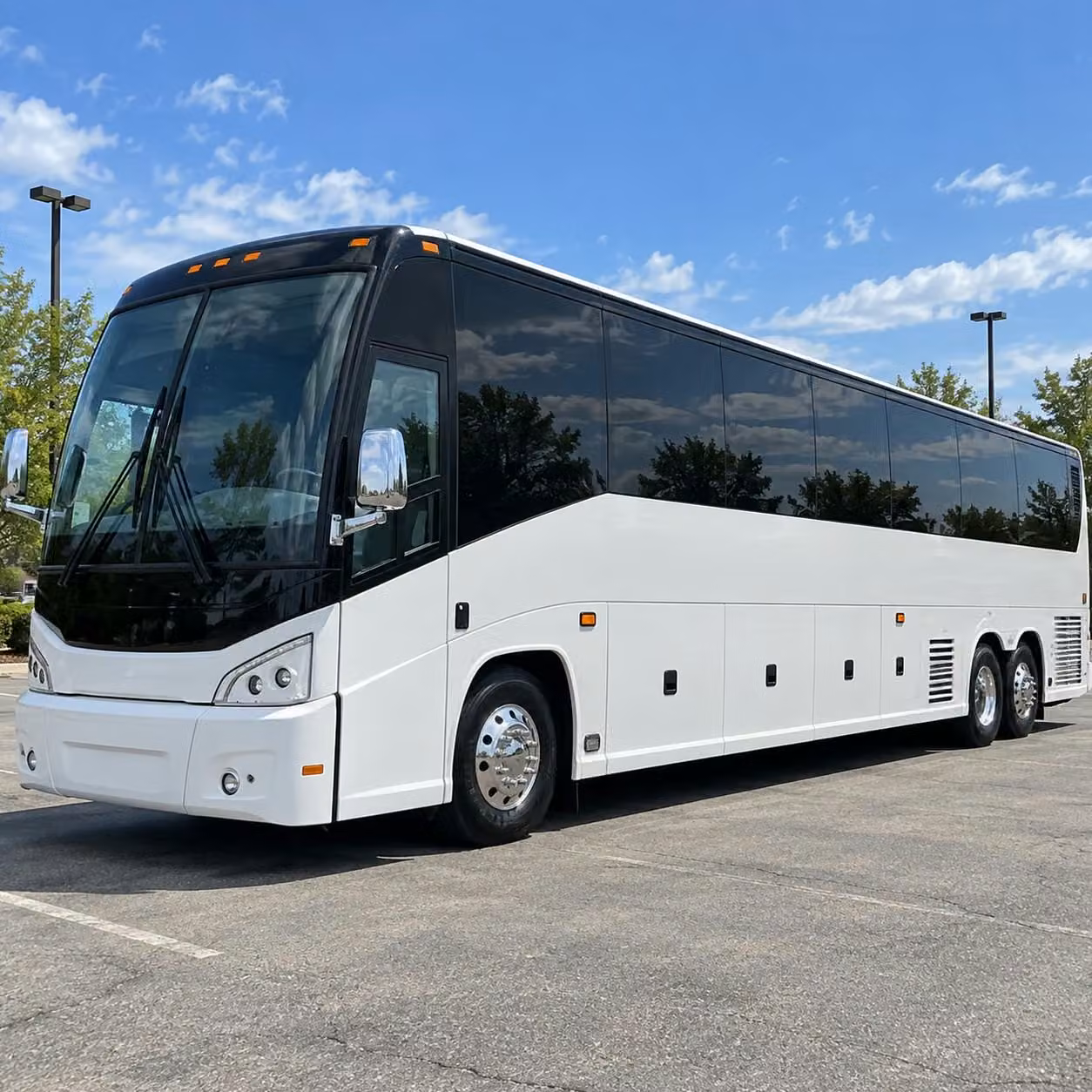 minneapolis charter bus rental exterior