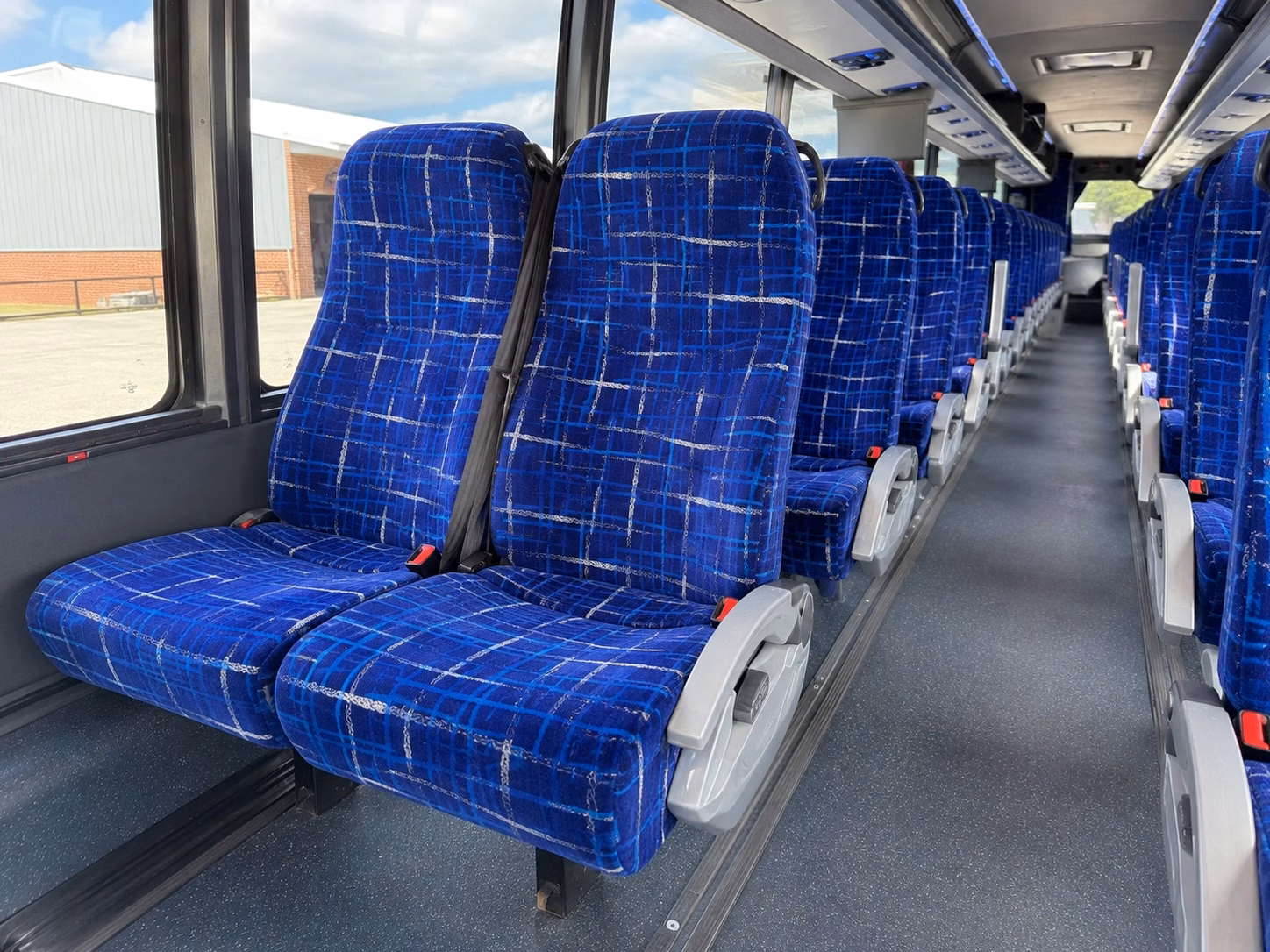 minneapolis charter bus rental interior