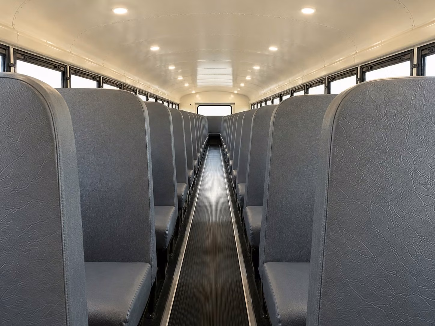 school bus inside