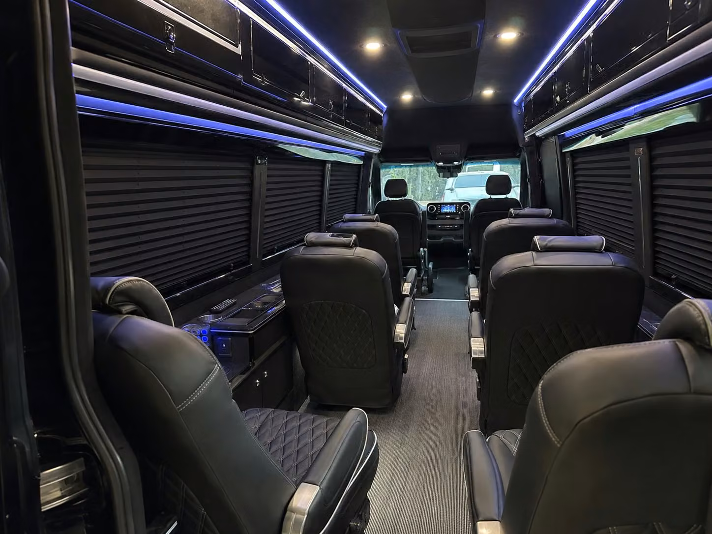 sprinter van with driver interior